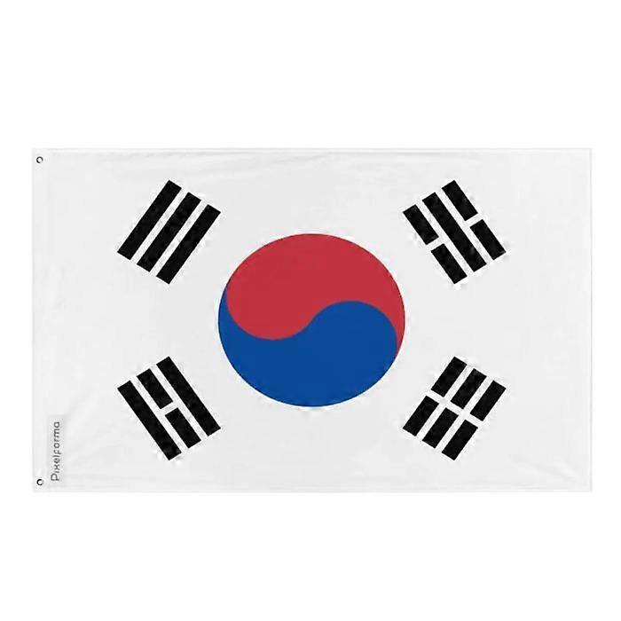South Korea Flag – 128 x 192 cm – Polyester – Iron Eyelets – Durable