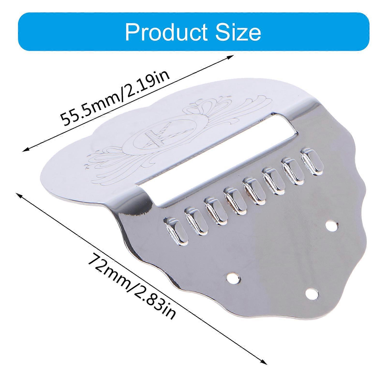 Nytt varumärke Stränghållare Mandolin Gitarr Skulpterad Kort Krom Flerfärgad