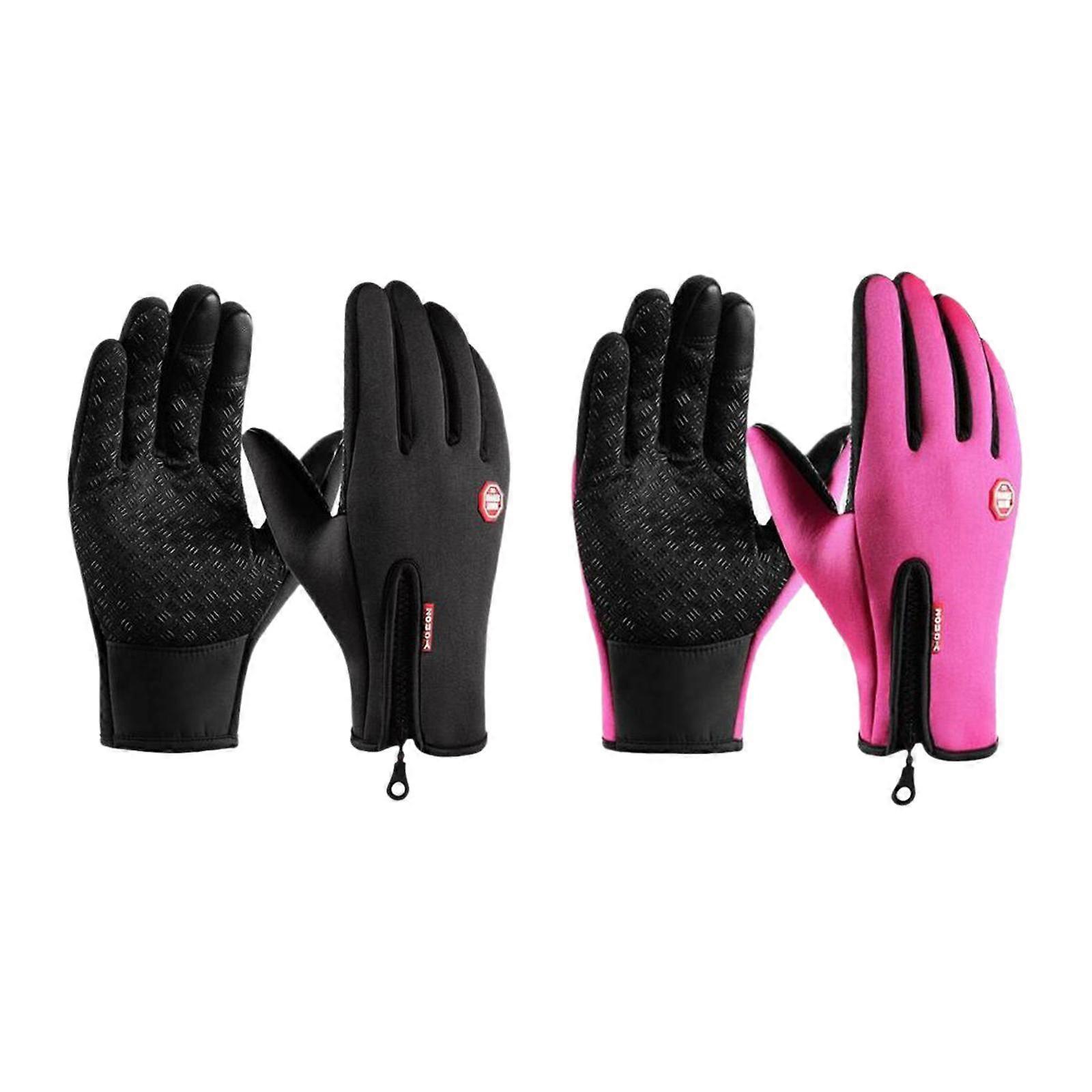 2pcs Winter Gloves Windproof Insulated for Motorcycle