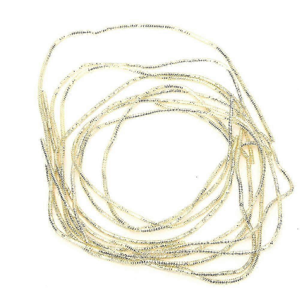 Embroidery Thread Copper Wire Sewing Stitching Gloss 1.5mm  Dia. Manual DIY StringGolden