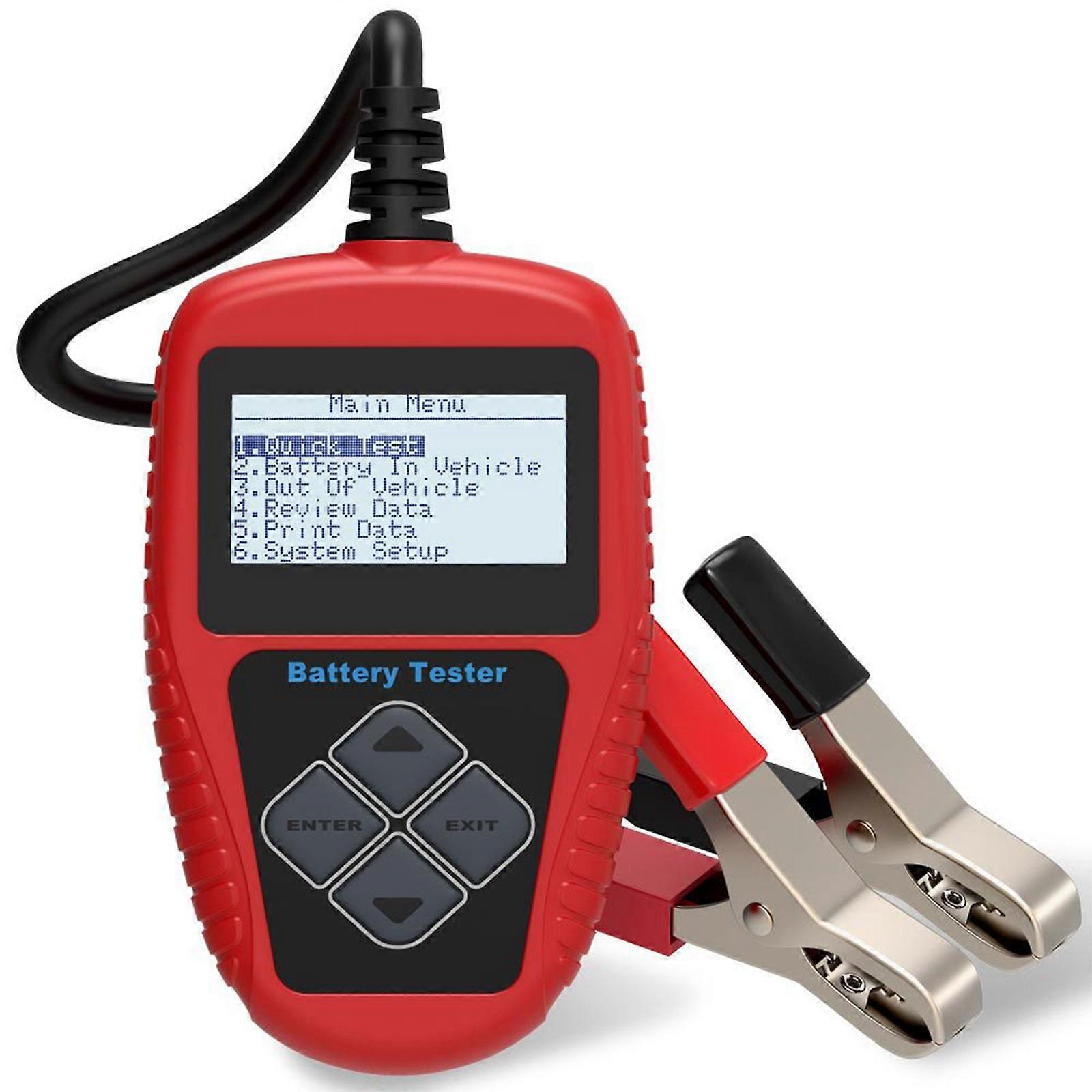 Car Digital Battery Tester Capacity Checker-Vehicle Charger-Analyzer 100-2000CCA Scanner Battery Quick Cranking Charging
