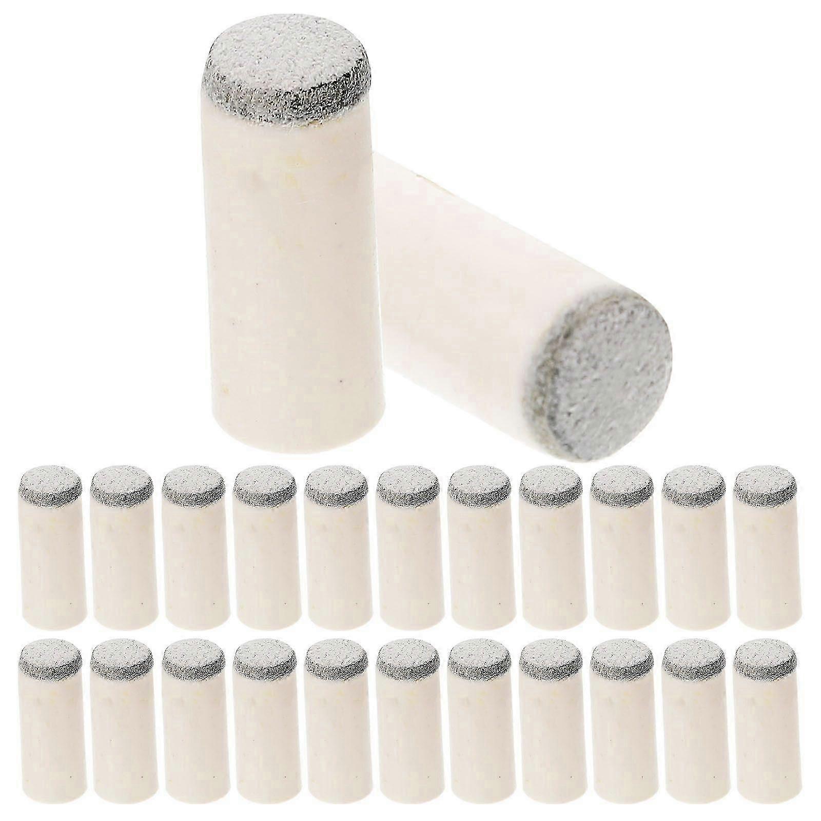 100 Stück austauschbare Pool-Queue-Spitzen Kunststoff-Billardspitzen Ersatz-Pool-Queue-Zubehör