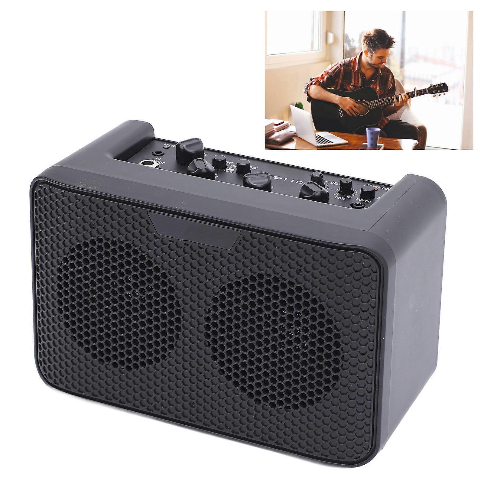 Guitar Amp Multifunctional Bluetooth Portable Combo Practice Guitar Amplifier for Performance 