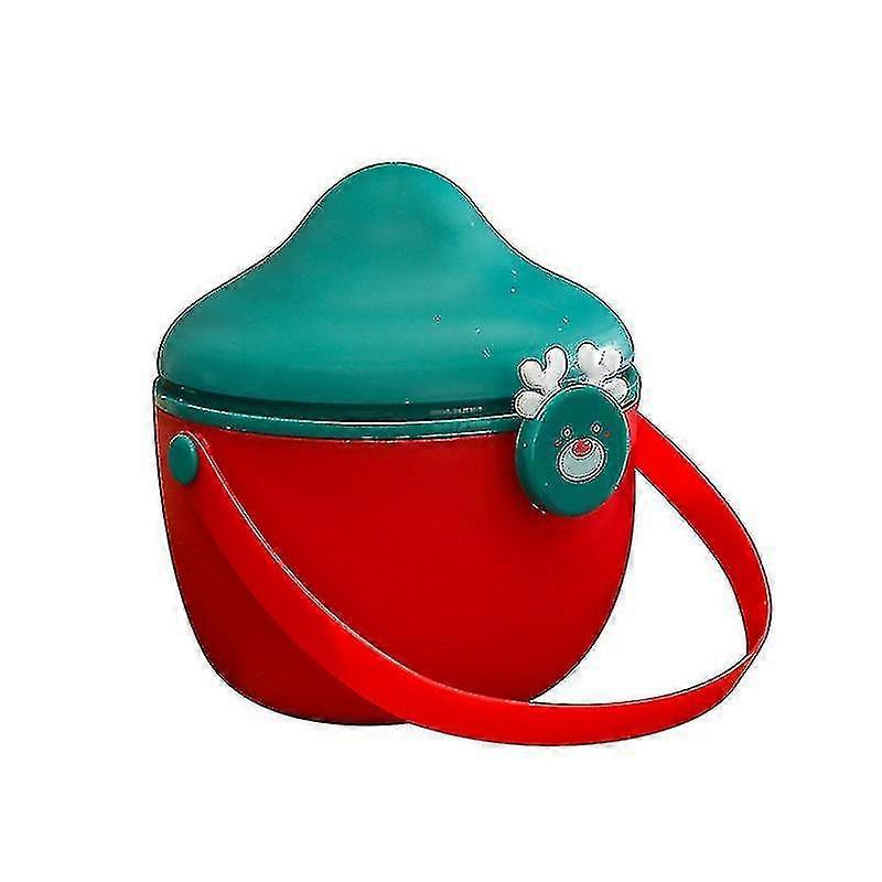 Christmas Plastic Gift Box 1pc Red