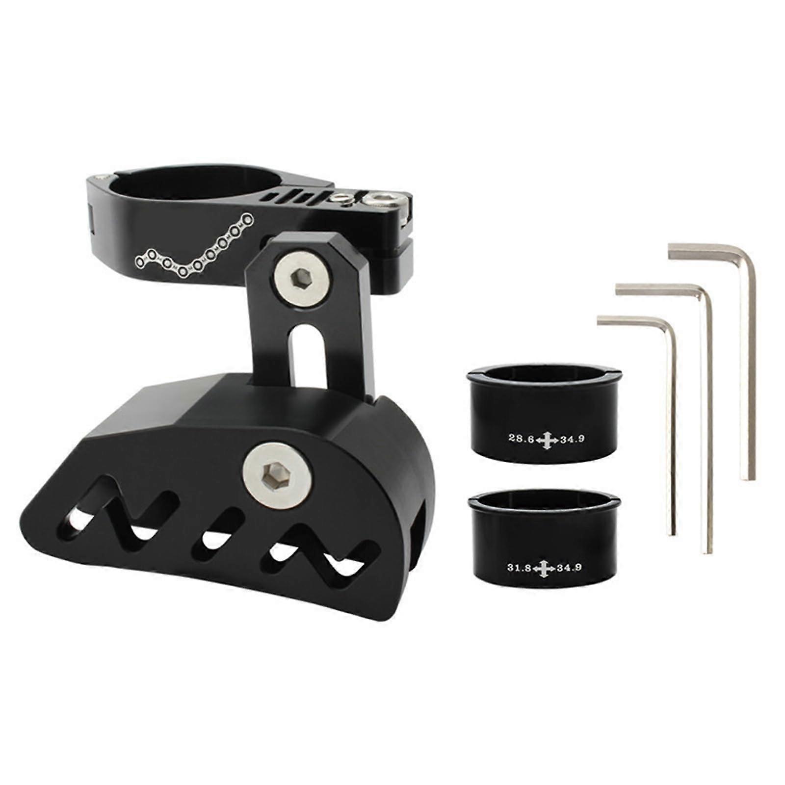 chain guide made of aluminum alloy, single crankset, bicycle chain guard, direct mounting, chainring guard, bicycle accessories black Ref: 2505