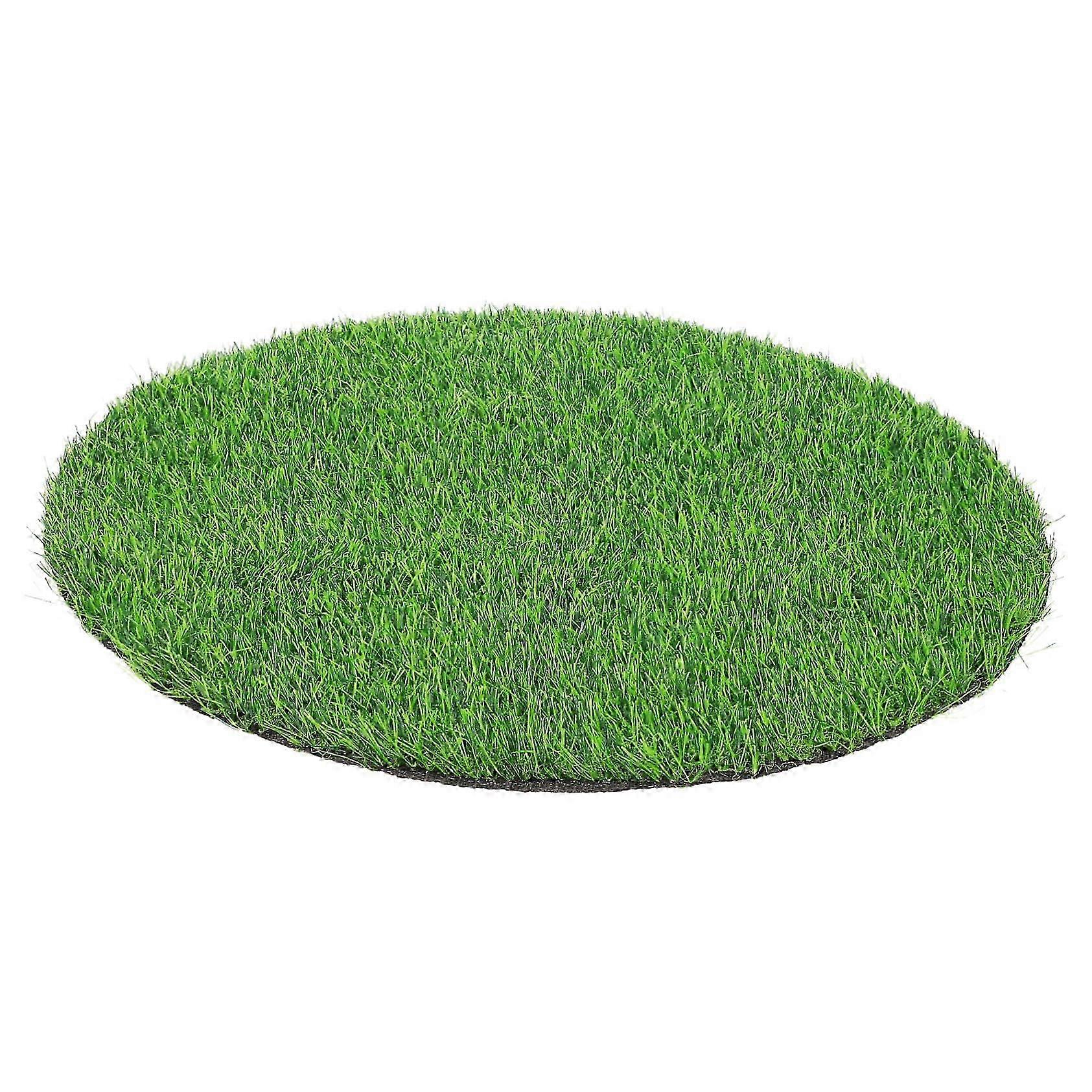 Artificial Grass Turf Patch Tiles Grass Round Mats Artificial Grass Table Runners Carpet 2025