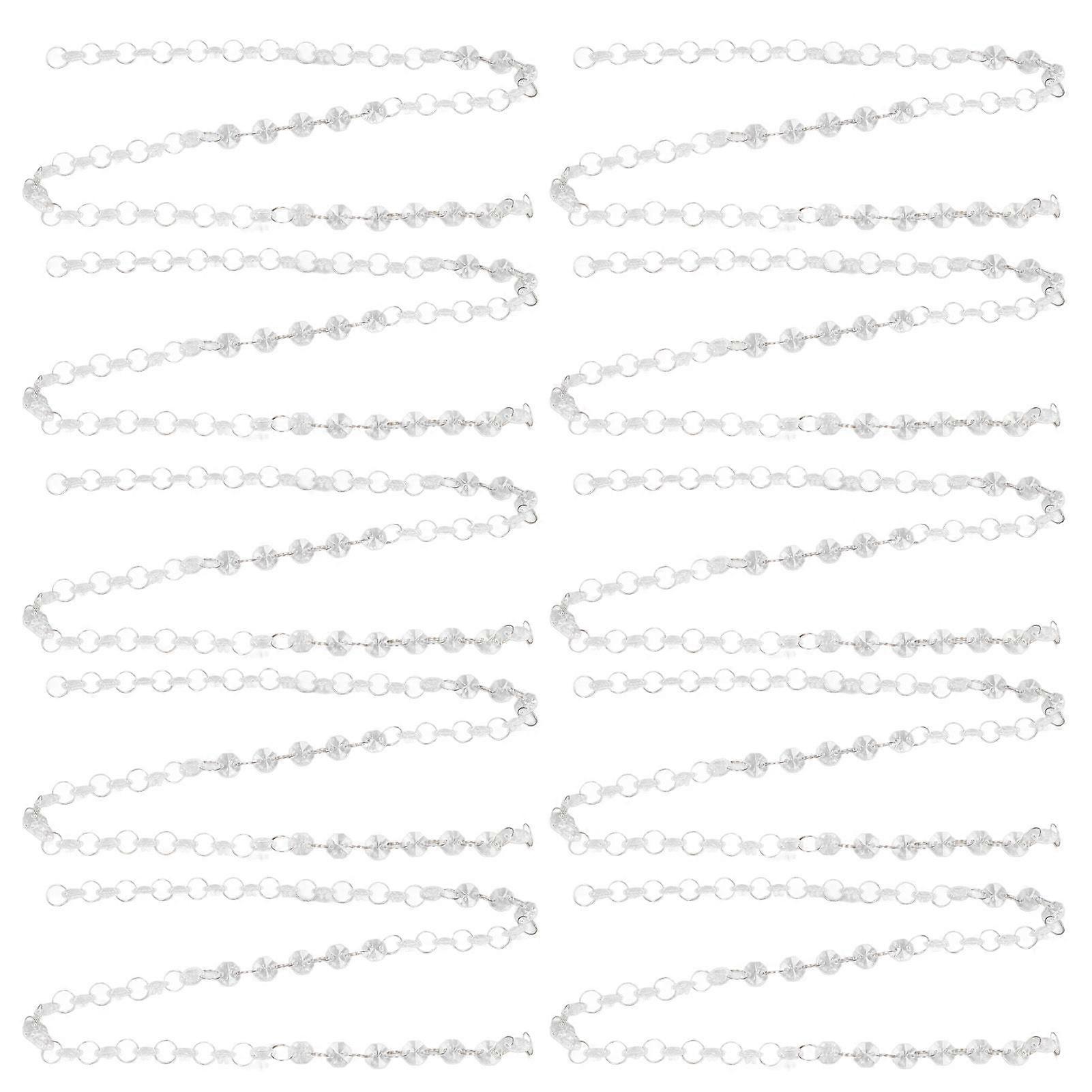 2025 Latest Model  10pcs Crystal Chain Crystal Garland Strand Assemblable