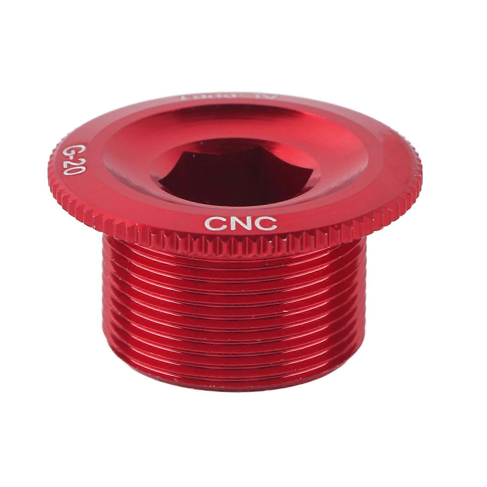 Aluminum Alloy Bicycle Crank Arm Fixing Bolt (Red)