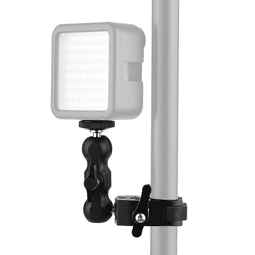 Andoer Multi-Functional Clamp Ball Mount - 1/4" Screw for LED Lights, Monitors, Mics