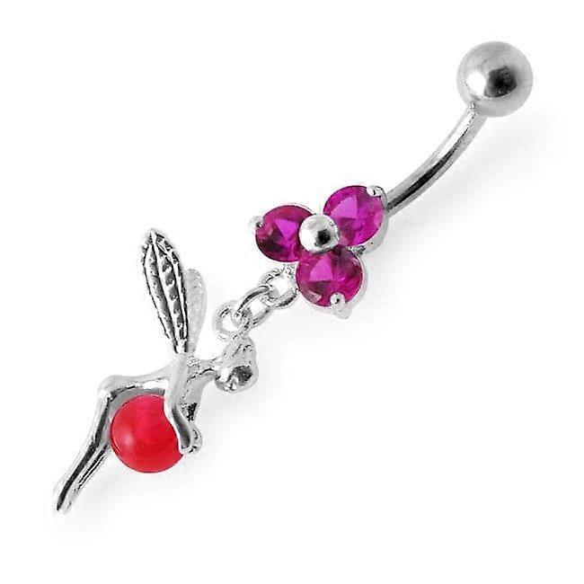 Trillium Angel & Ball Jewelled Belly Ring