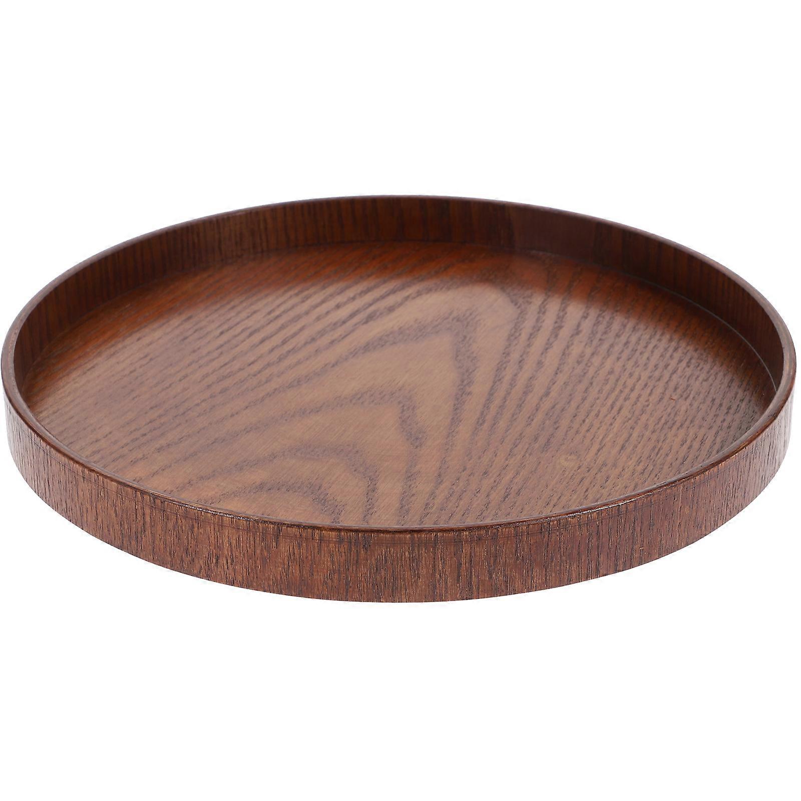 Desktop-Holzplatte Rustikales Holztablett für Event-Organisatoren Display-Tablett 9,43 x 9,43 x 0,79 Zoll 1 Stück