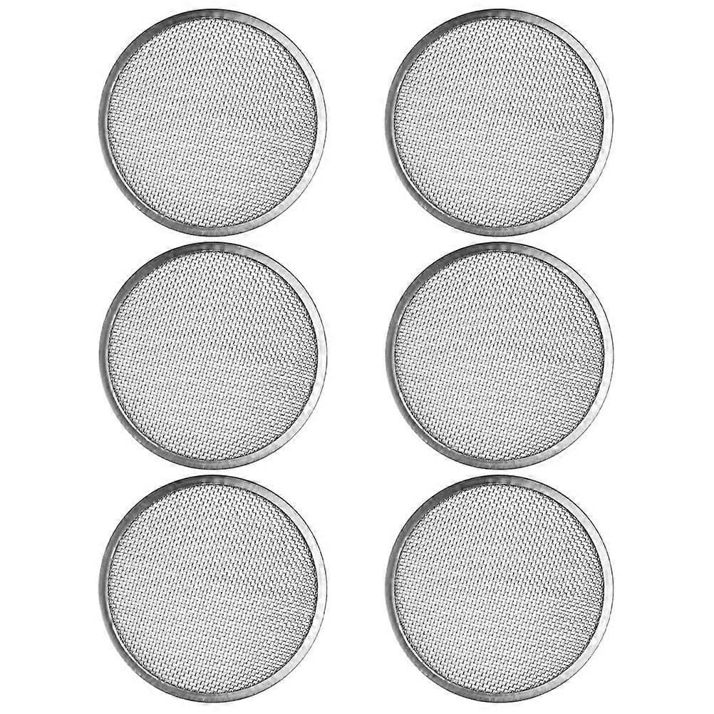 6pcs Stainless Steel Sprouting Jar Lid with Filter Mesh for Wide Mouth Mason Jars – Practical Cap for Easy Straining Liquids and Powders, Ideal for