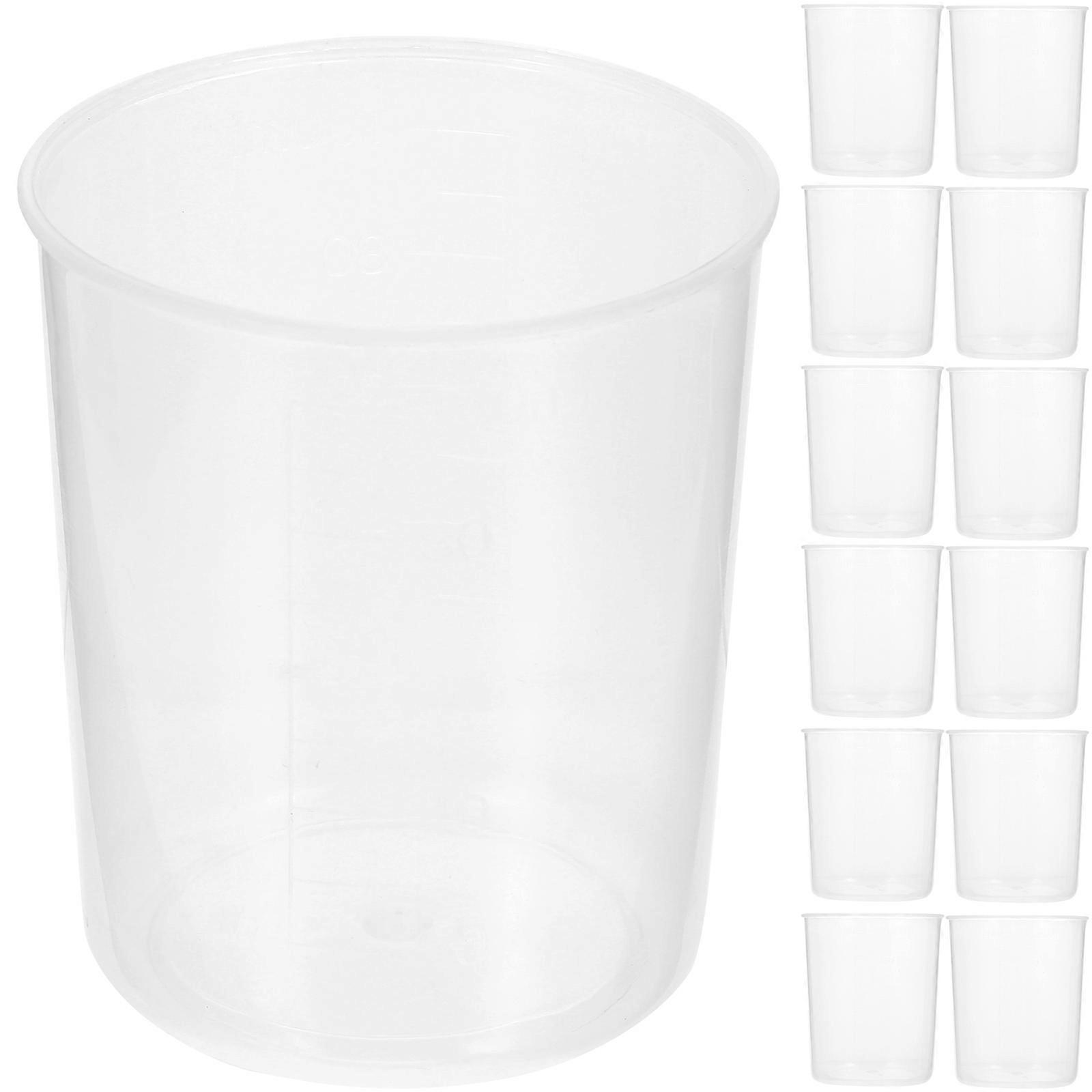 Ml Measuring Cup Graduated Measurement Kitchen Use 6.2X5.2cm Transparent Liquid Measurement 50Pcs