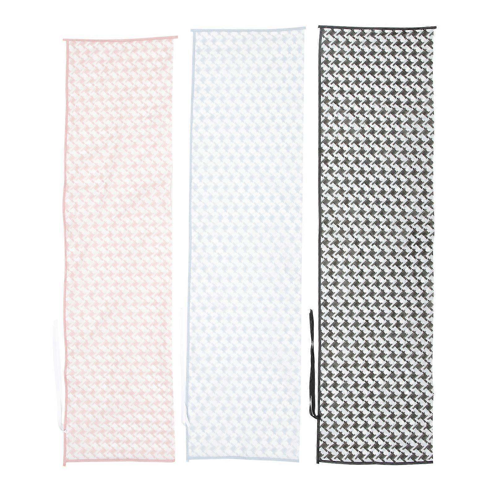 Storage Bag for Sleeping Mat Plastic Cylindrical Dustproof Foldable 3Pcs