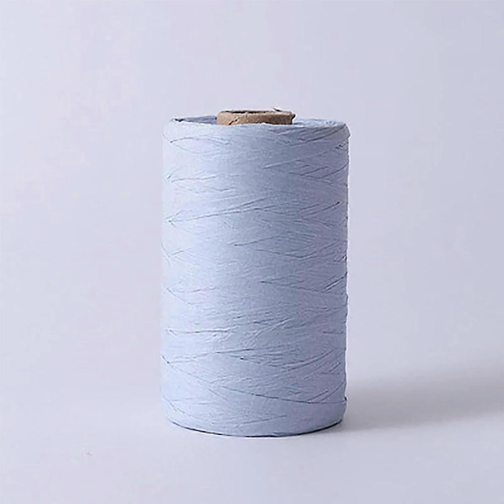 Natural Raffia Yarn 280m Roll, Twisted String for Handmade Crochet Bags, Straw Hats, and Women's Accessories