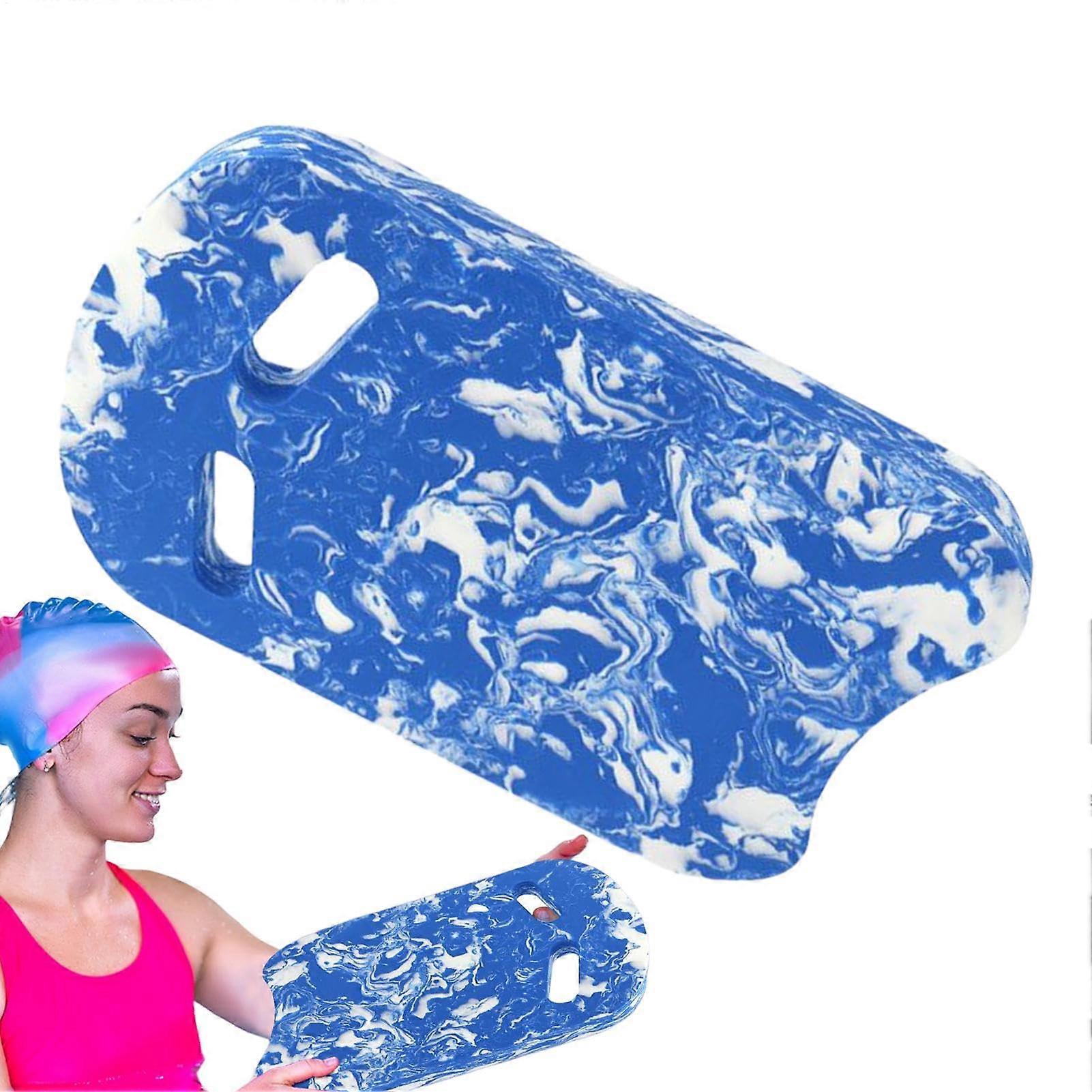 Kick Board Swim Adult, Ushaped Float with Handle, Eva Foam Training for All Blue