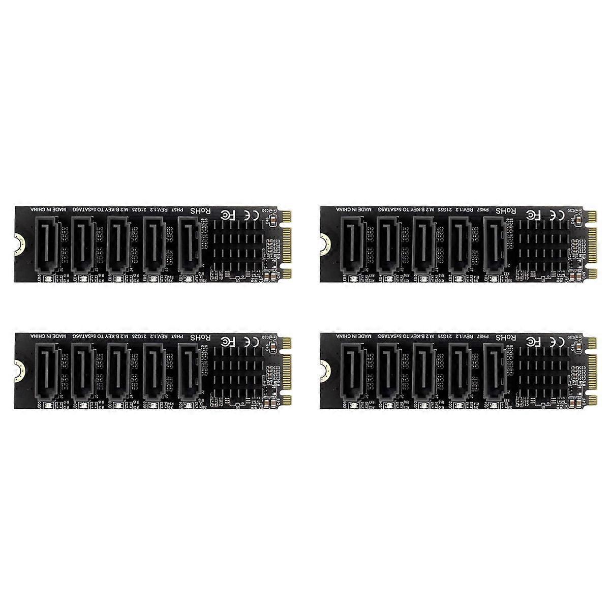 M.2 NGFF B-Key SATA Change Scheda di espansione a 5 porte Scheda di espansione da 6 Gbps