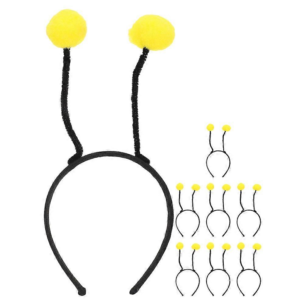 a refined and professional product description based on the title you provided:
**8pcs Fluffy Hair Balls Headband Set – Soft Simulation Hair