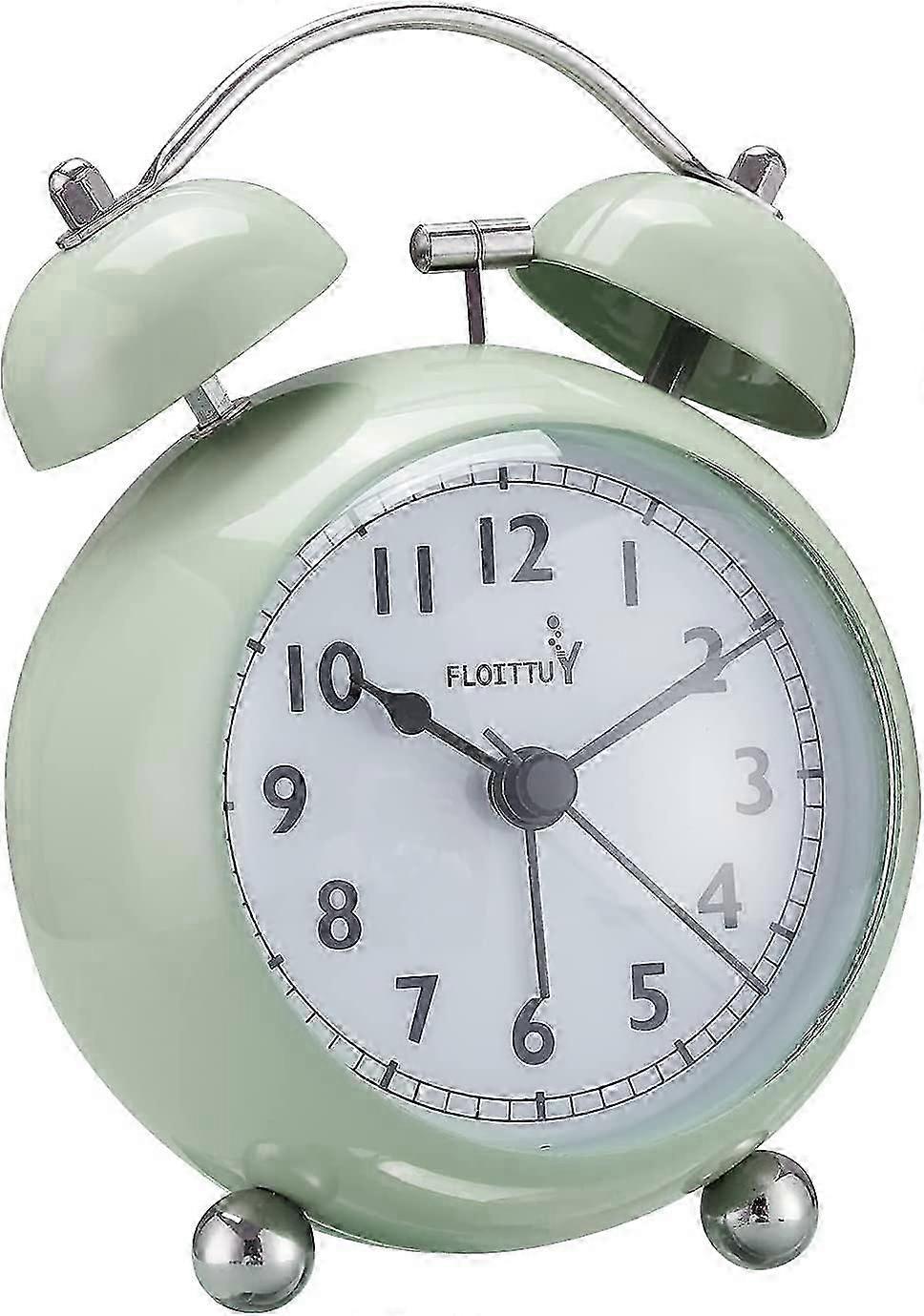 2025 Latest Model 3.5'' Twin Bell Alarm Clock with Backlight for