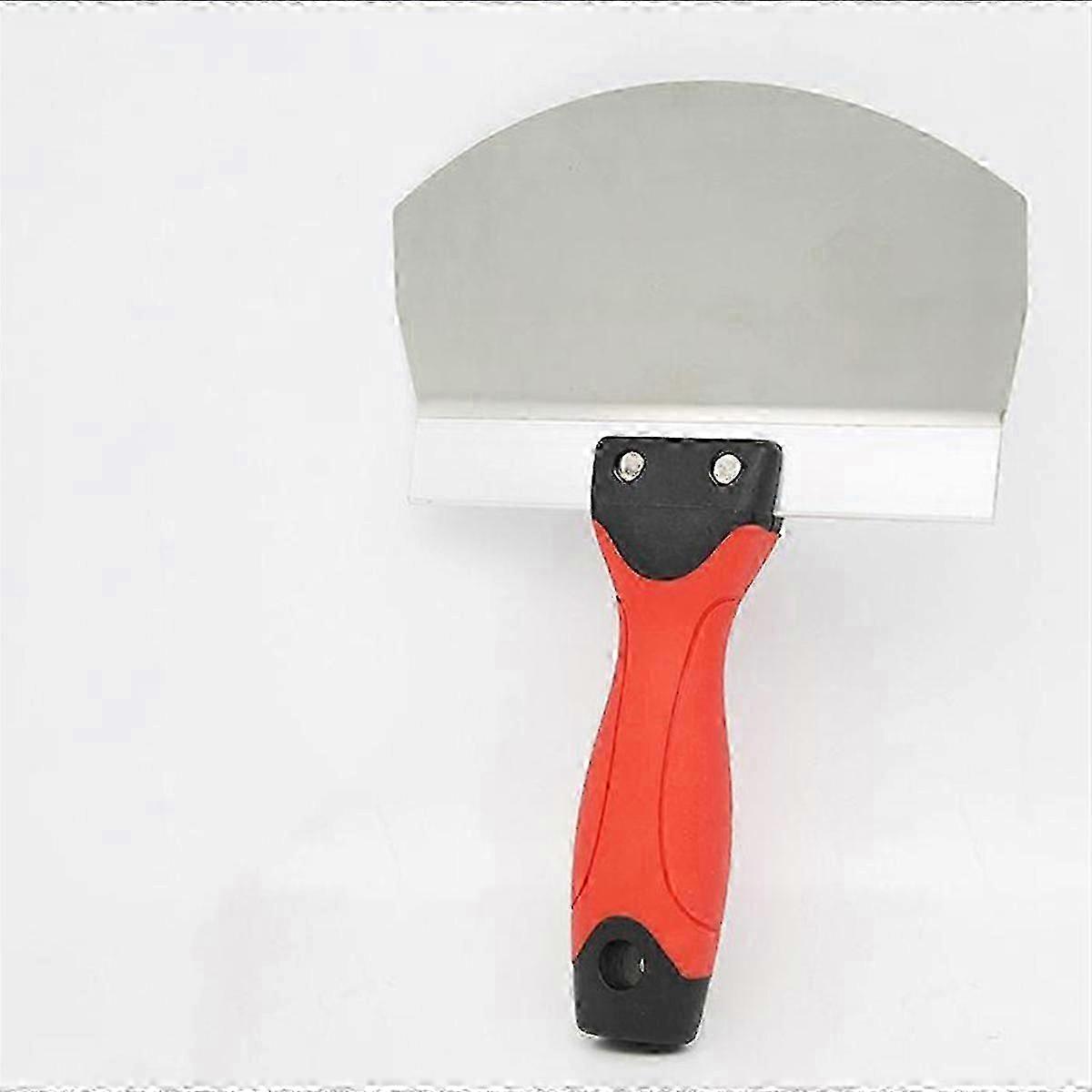 Bucket Scoop for Drywall and Plaster, Durable Stainless Steel Construction with a 6.5 Inch Curved Contoured Blade for Efficient Material Han