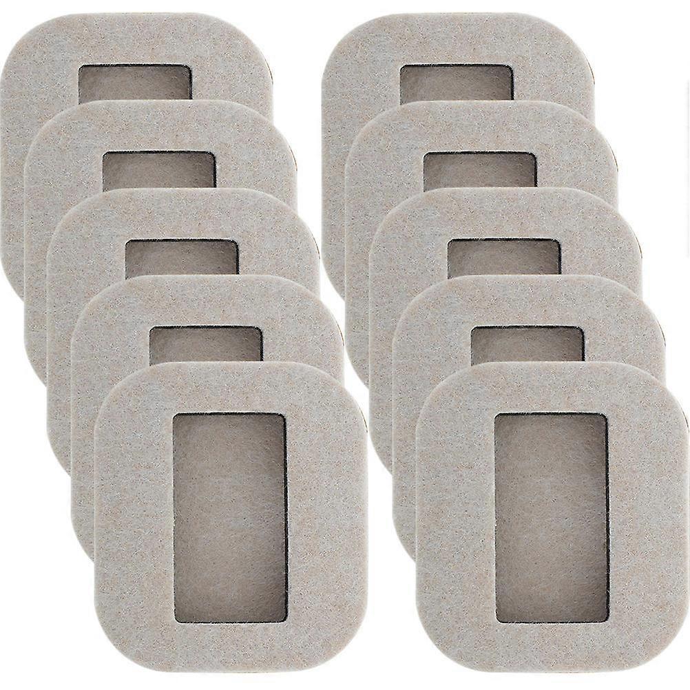 Stuhl Füße Protektoren Filz Möbel Pads für Räder Bodenschutz Wohnmöbel 10Set