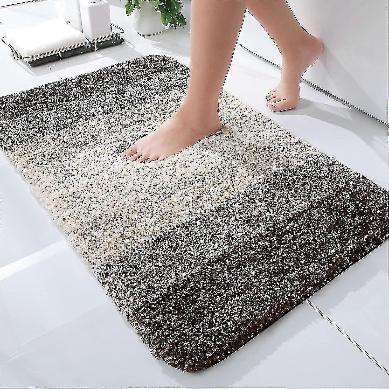 Luxusní koupelnová předložka, extra měkké a savé předložky z mikrovlákna, protiskluzový design