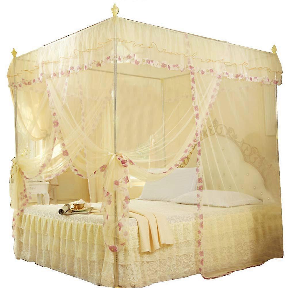 Princess lace canopy, breathable, 3 side openings, easy to clean, 3 size options.