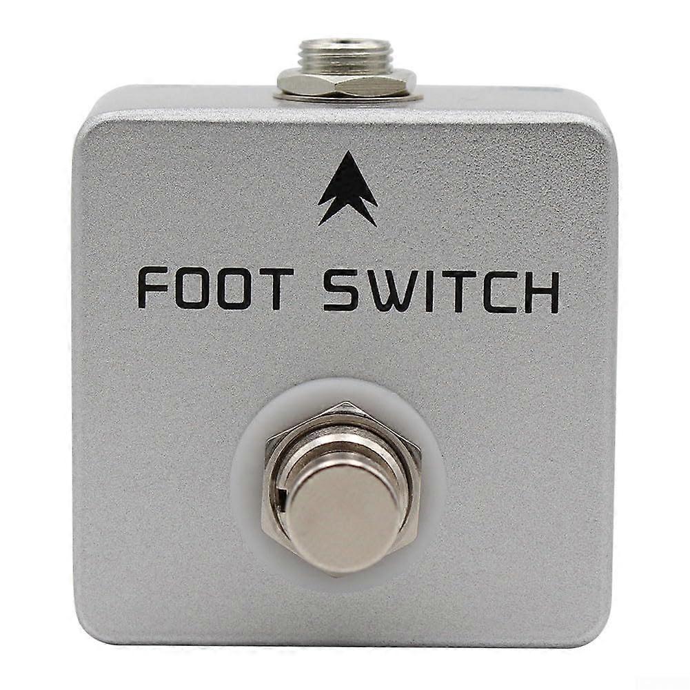 Sturdy Metal Tempo Switch Pedal for Guitar, Easy Channel Selection with Dual Footswitch