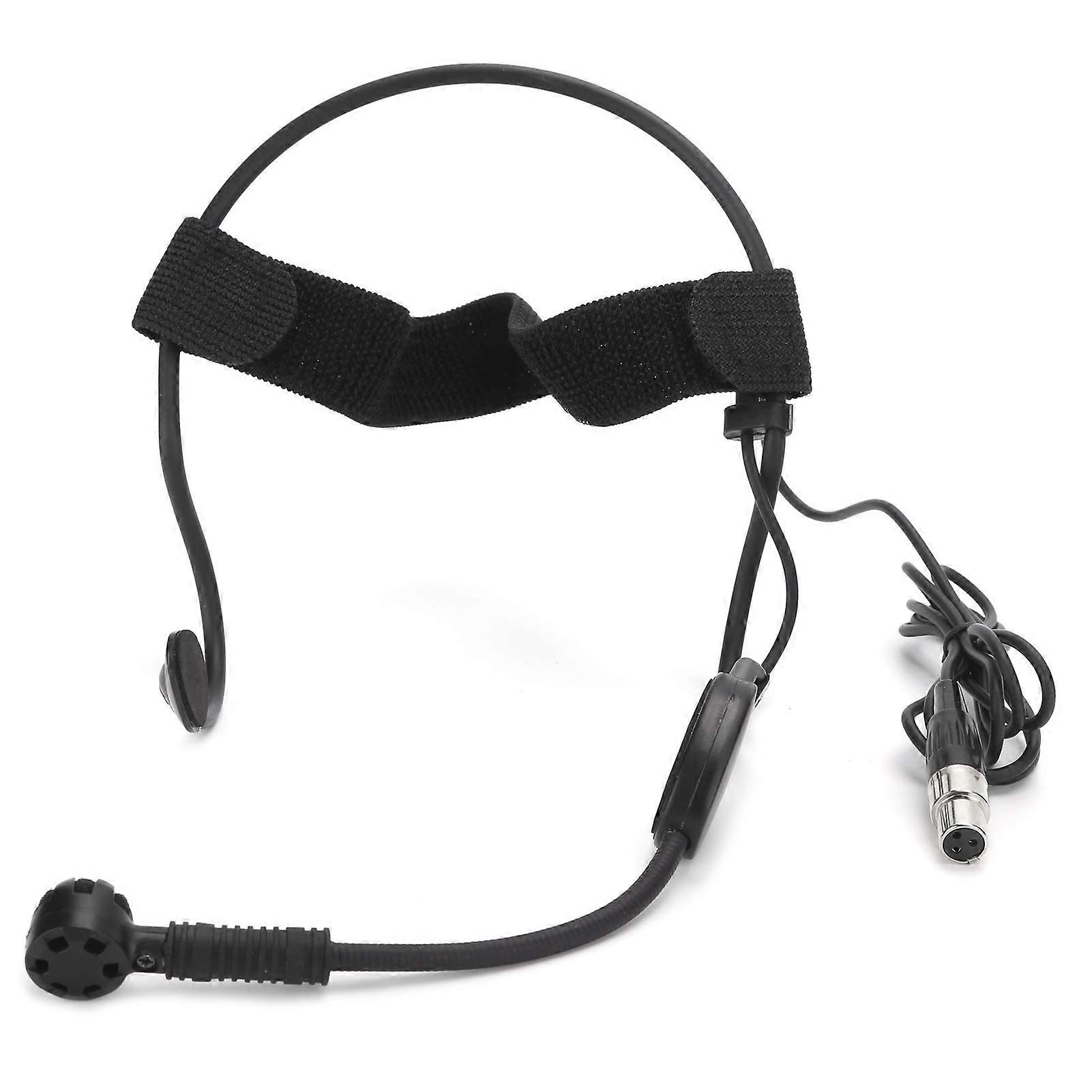 3 Pin Headband Microphone, Headset Condenser Microphone, Ear Hook Headset and Microphones for Wireless System, Transmitter, Audio Mixer