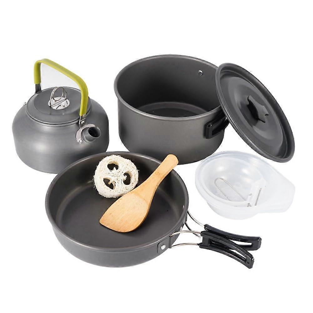 Camping Tableware Outdoor Cookware Set Outdoor Cookware Set Pots Tourist Tableware Kettle