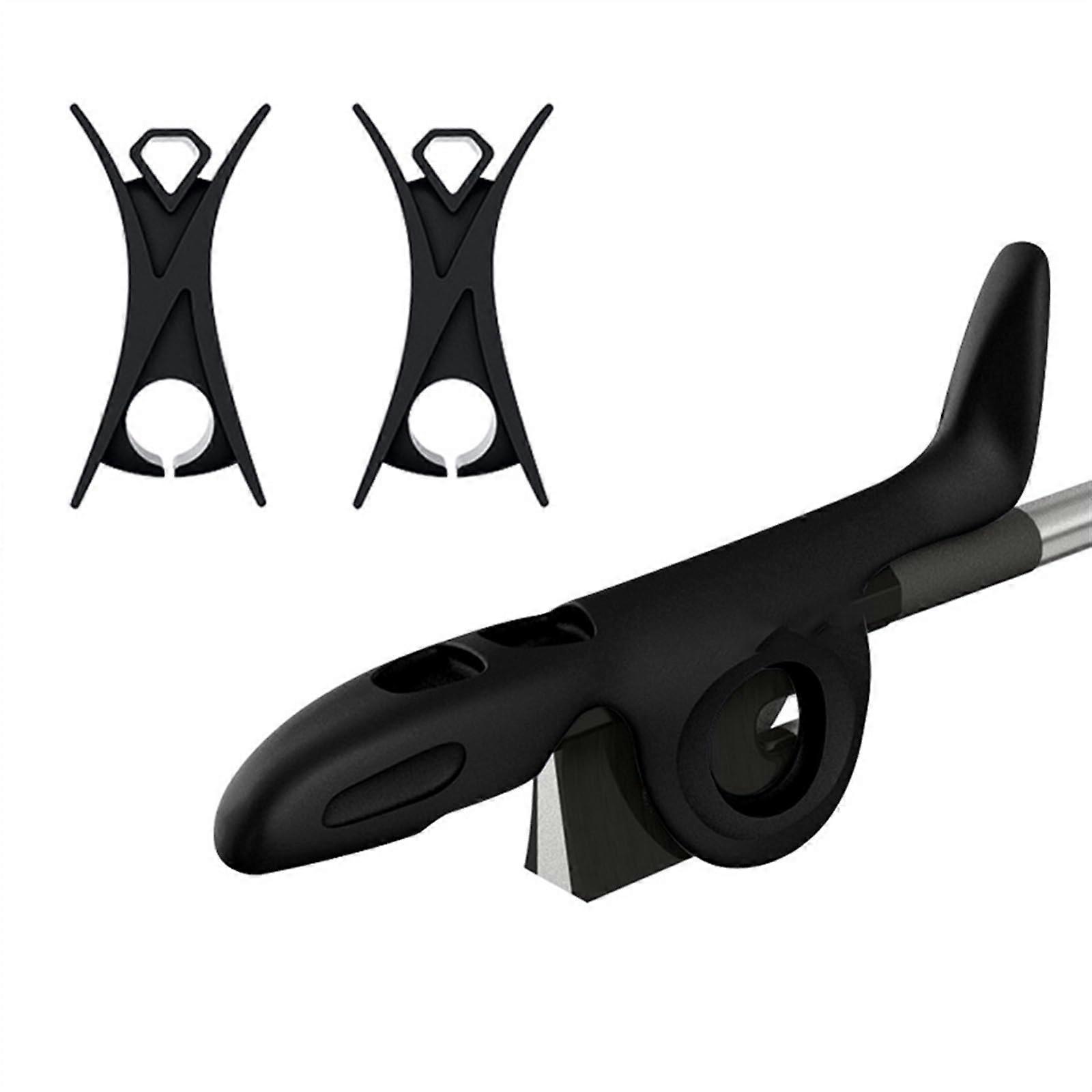 Geigenzubehör-Set Violine Bogengreifer Schwarz für Anfänger Viola Bogenhalter Gerader Bogenhalter Zubehör
