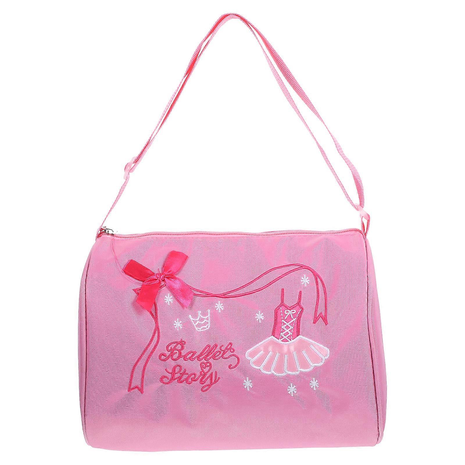 Bag for Girls Ballet Duffle Bag Pink 30 x 25 x 15cm Book Bag 1Pcs