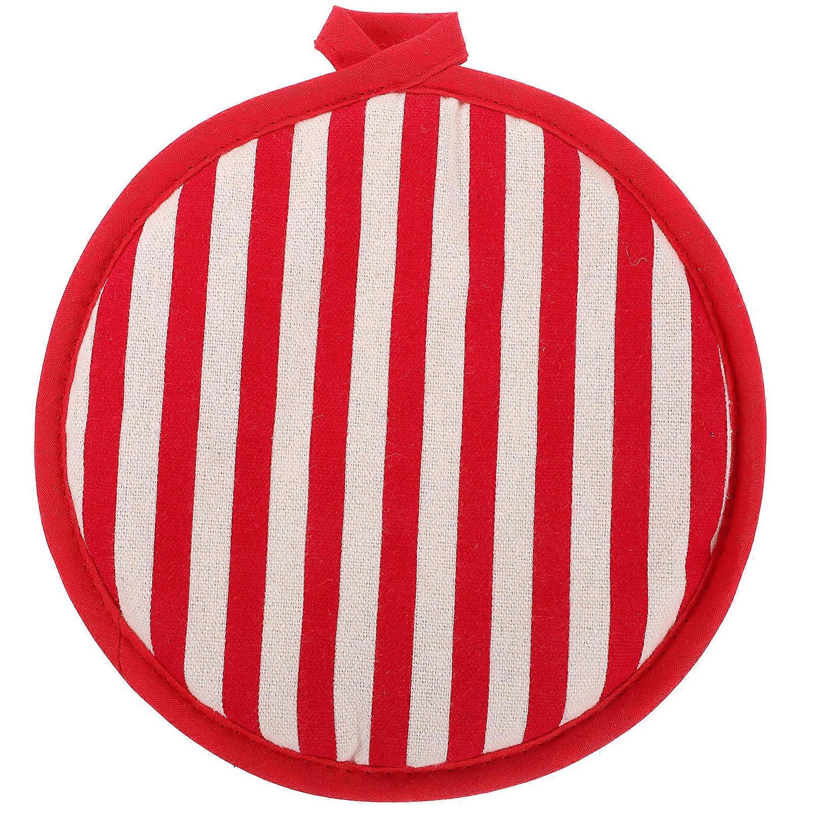 Cotton Round Heat Insulated Non Slip Table Mat for Home, Office, and Restaurants – Versatile Cup and Pot Cushion for Ovens, Microwaves – Decorative