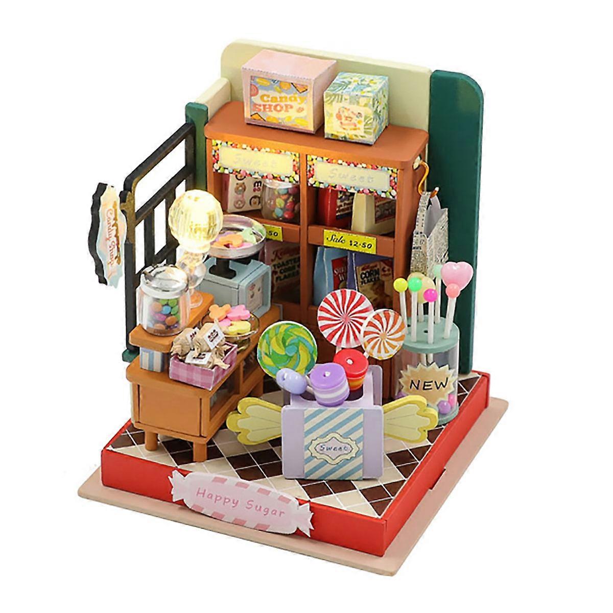 DIY Mini Confectionery with LED Light and Accessories, Multicolour