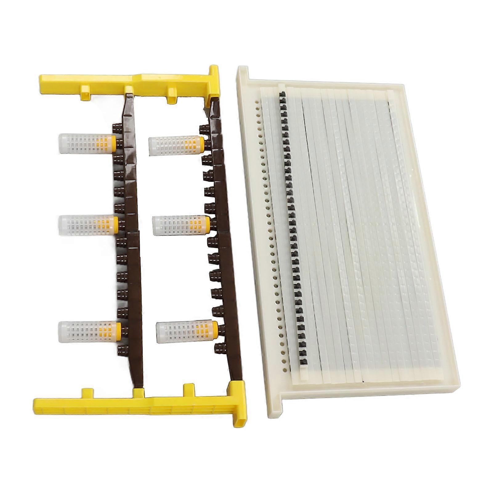 Queen Bee Rearing Kit Beekeeping Cell Cup Queen Bee Rearing Frame Set for Beekeepers 