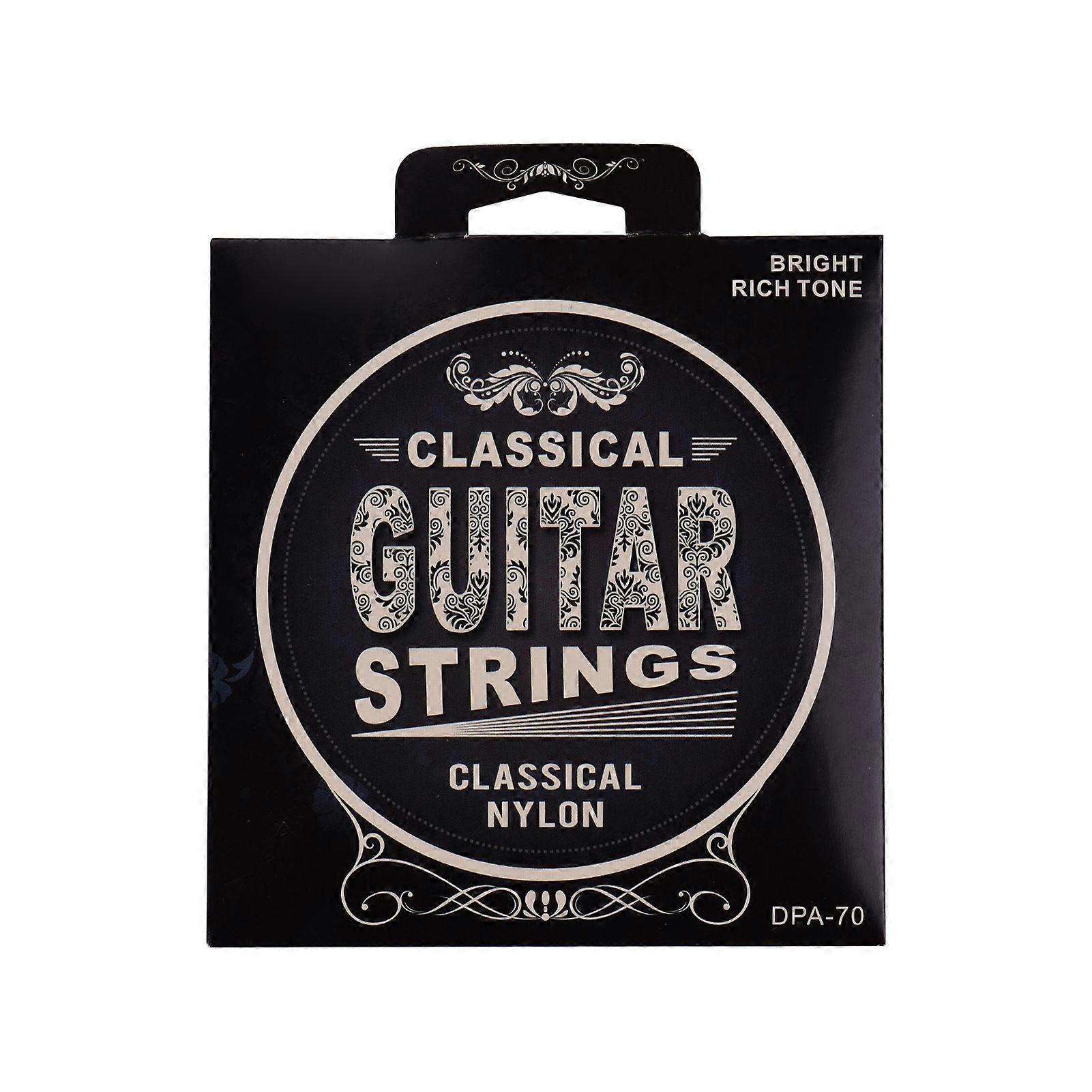 ZIKO DPA-70 Classical Guitar Strings Normal Light Tension Silver Wound Nylon Anti-Rust Set of 6pcs Musical Instrument String Accessories
