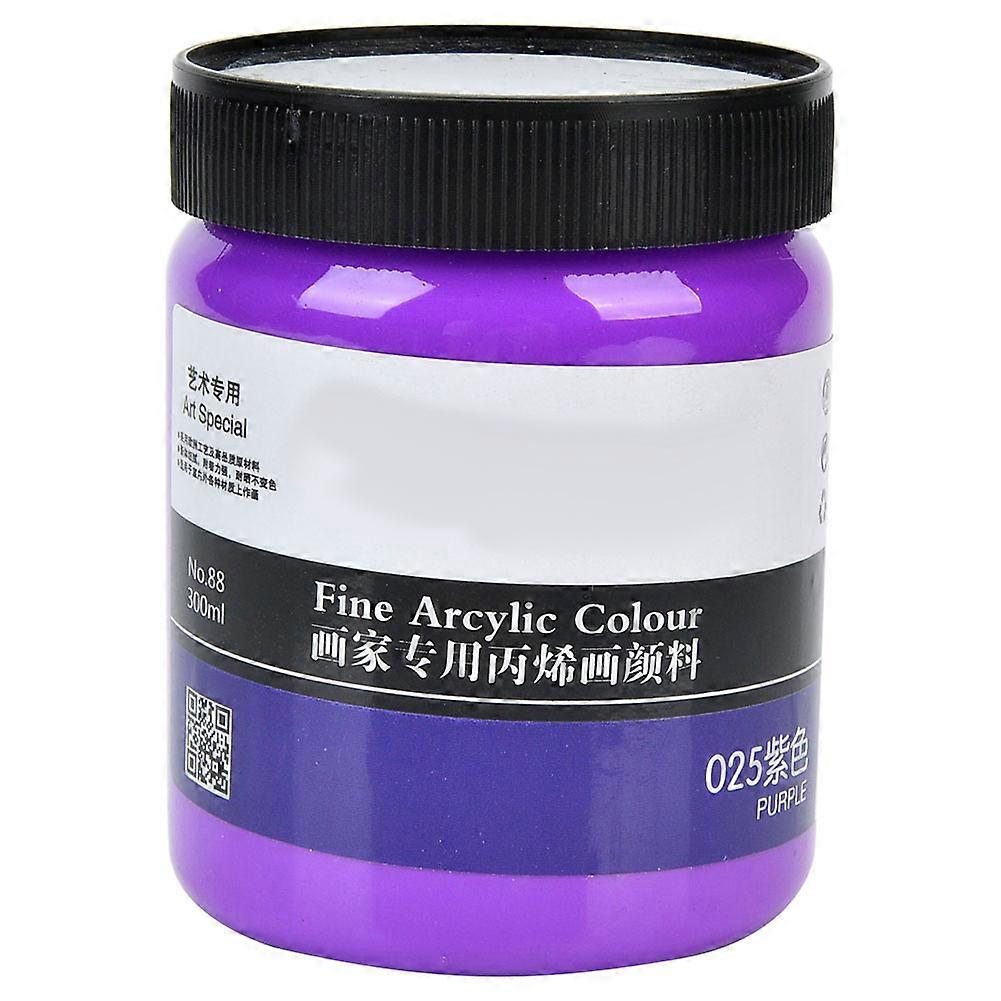 300mL Water Proof Stable Color Propylene Pigment Packed with Bottle(Purple)