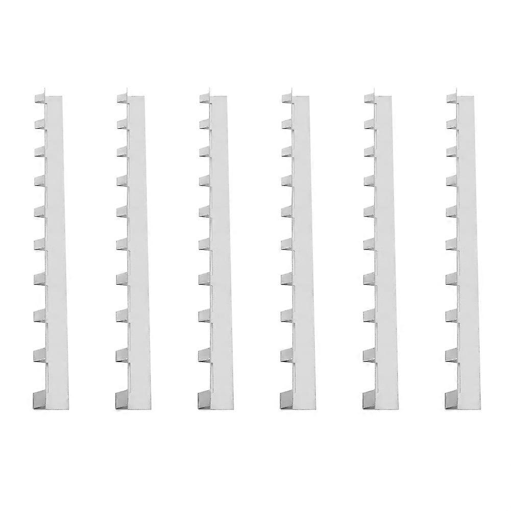 6Pcs Durable Metal Beehive Frame Strips Spacers Beekeeper Beekeeping Tool Equipment