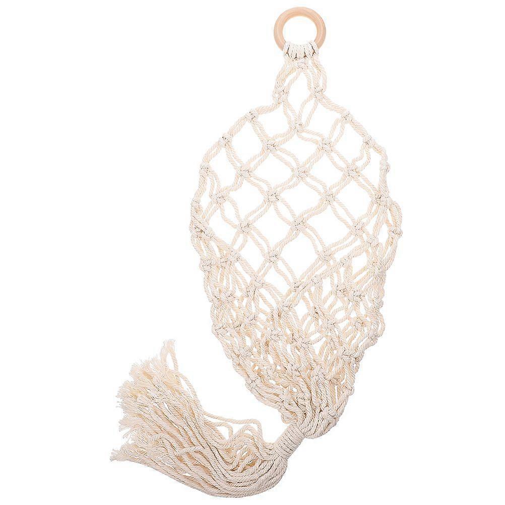 Hanging Fruit Basket Macrame Hanging Fruit Basket Vegetable Breathable Storage Basket