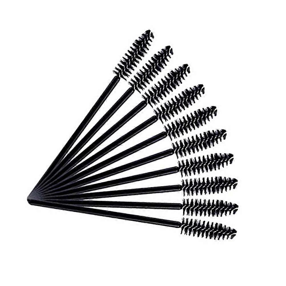 Eyelashes Tool Applicator Mini Nylon Black Combing Eyelashes Home Use 12Pcs