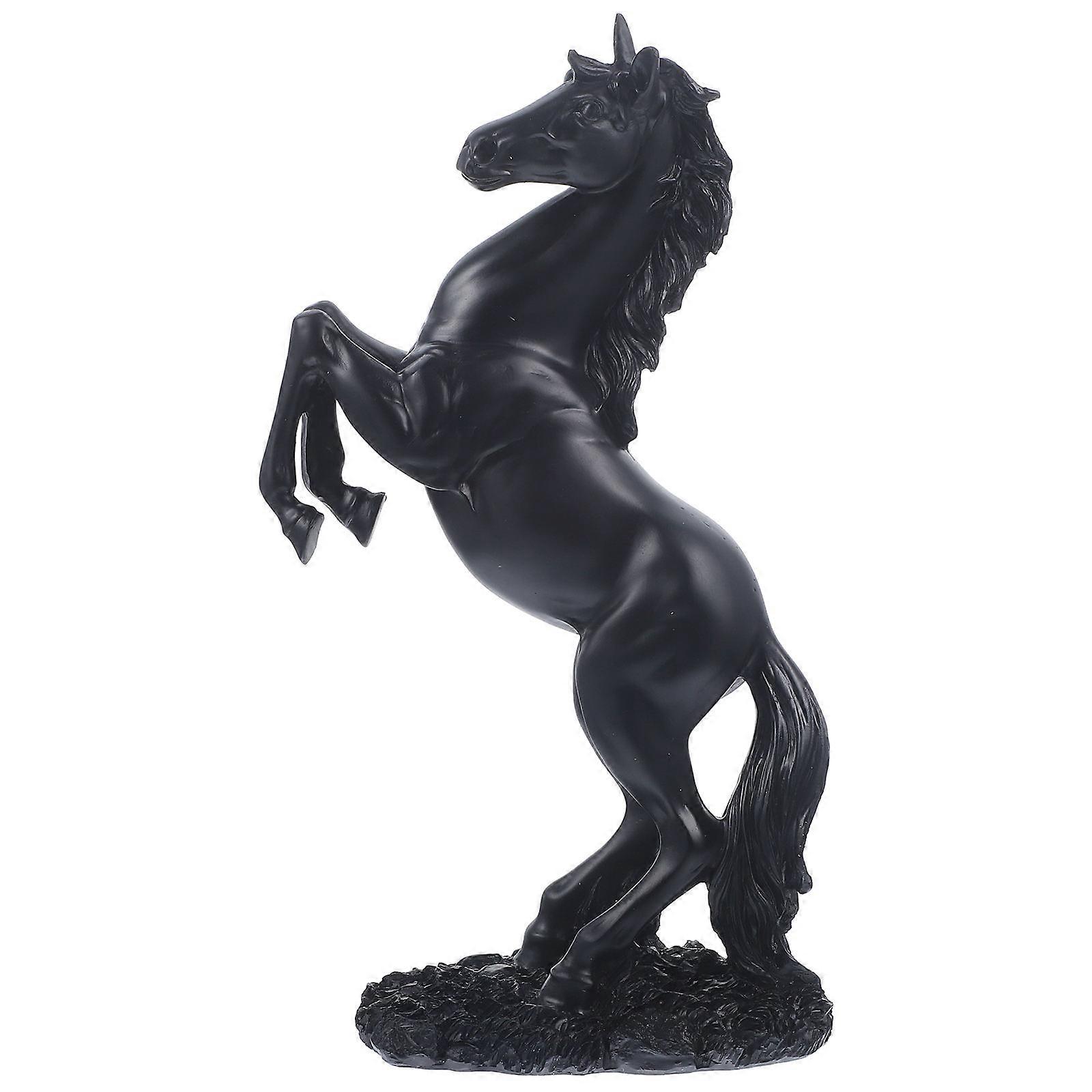 Here's a refined and professional product description for your **Decorative Resin Horse Statue Sculpture**:
### π **Decorative Resin Horse