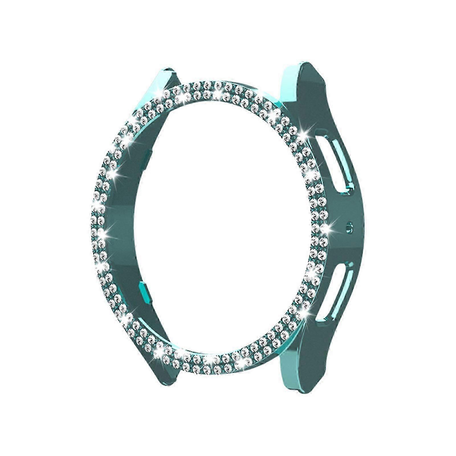 מארז מארז 2 נרתיק למגן מסך Samsung Galaxy Watch 6 40 מ"מ, כיסוי פנים פגוש יהלום נצנצים לאביזרים ל-Galaxy Watch 6 40 מ"מ