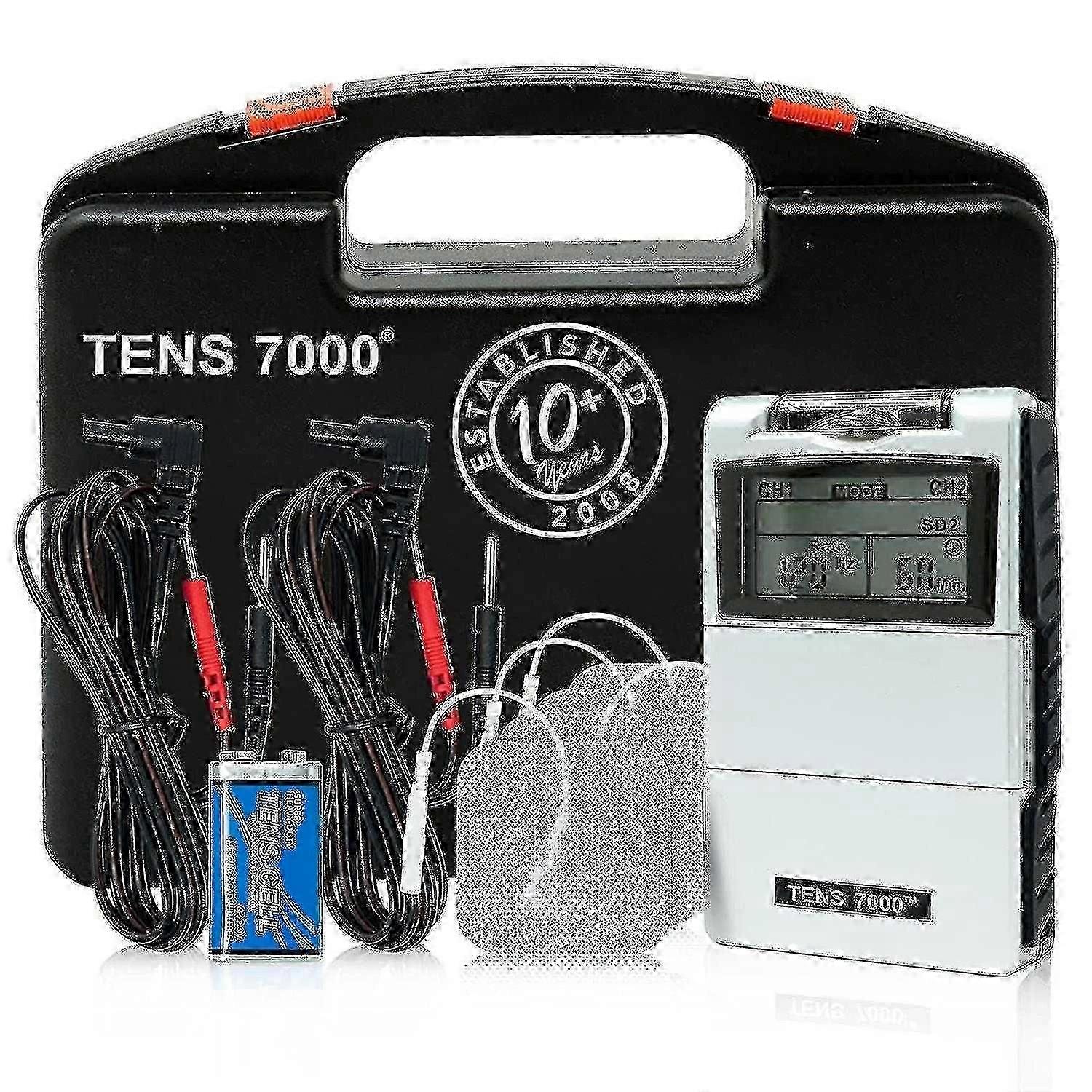 Tens 7000 Digital Tens Device With Accessories - Tens Device Muscle Stimulator