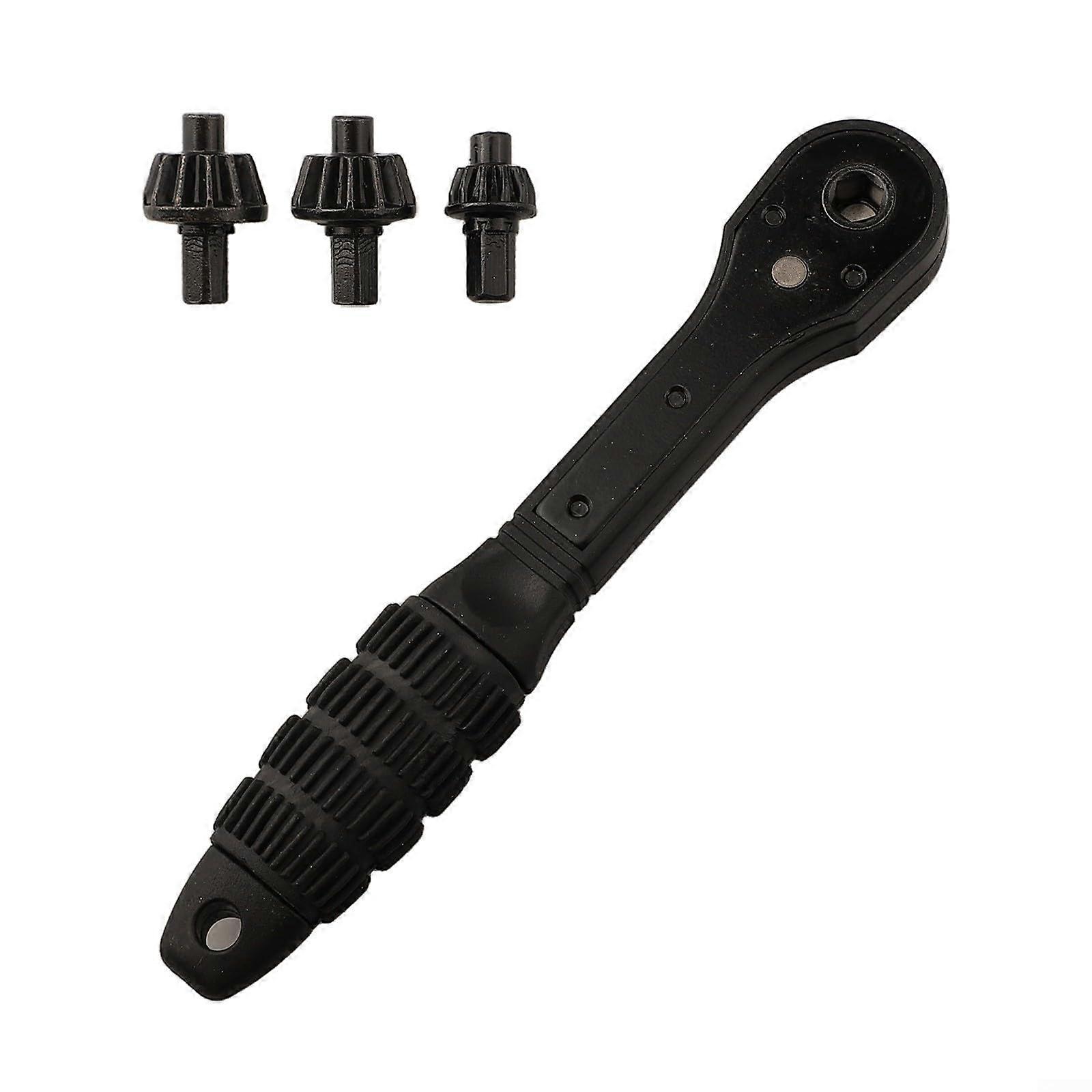 Magnetic Torque Wrench with Interchangeable Heads for Smooth Forward and Reverse Adjustments