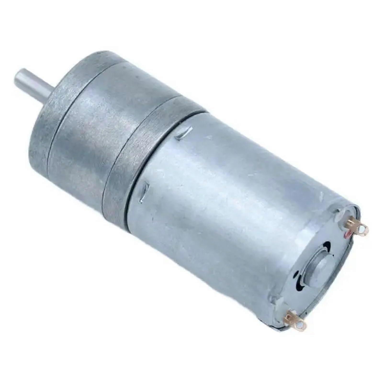 GA25370 brush DC geared motor with electronic starter, capable of acceleration and reversal, 6V/12V/24V, torque (1364RPM, 6V).