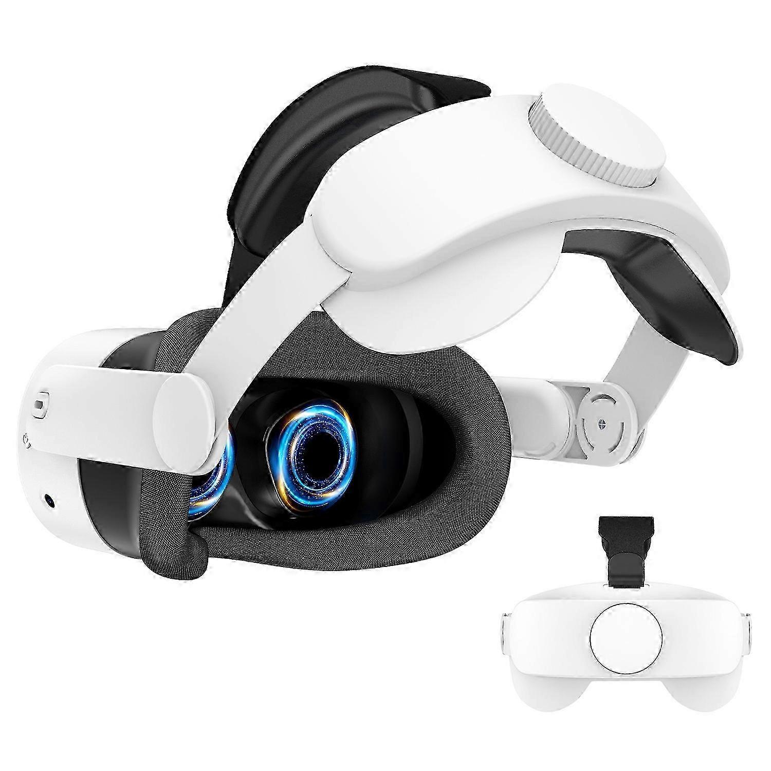 Head Strap for Compatible VR Headsets with Flippable Design - Black