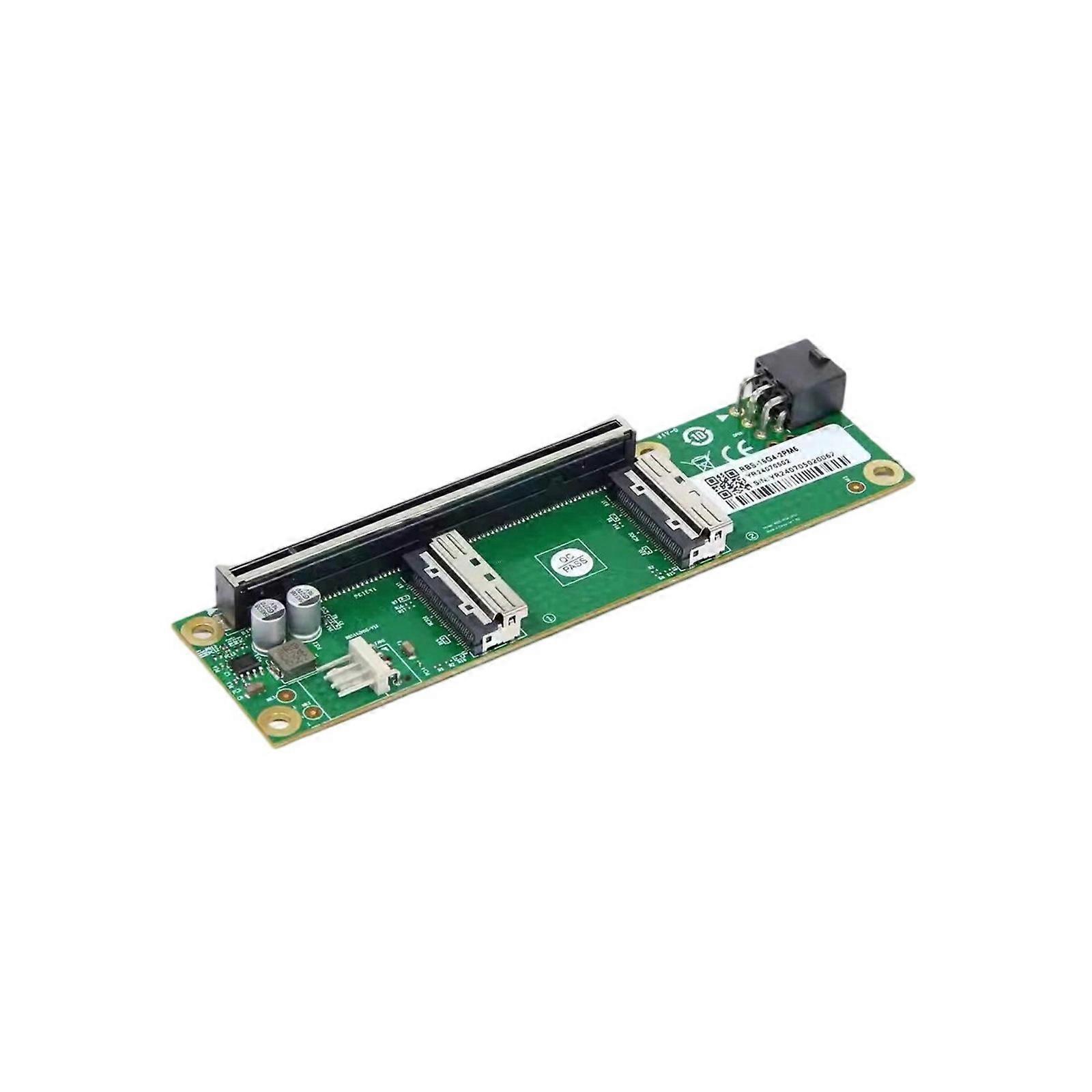 MCIOs to PCIe 5.0 Adapter for Graphics and Networking Cards for PCIe Supports x16/x8 Slots Multicolor