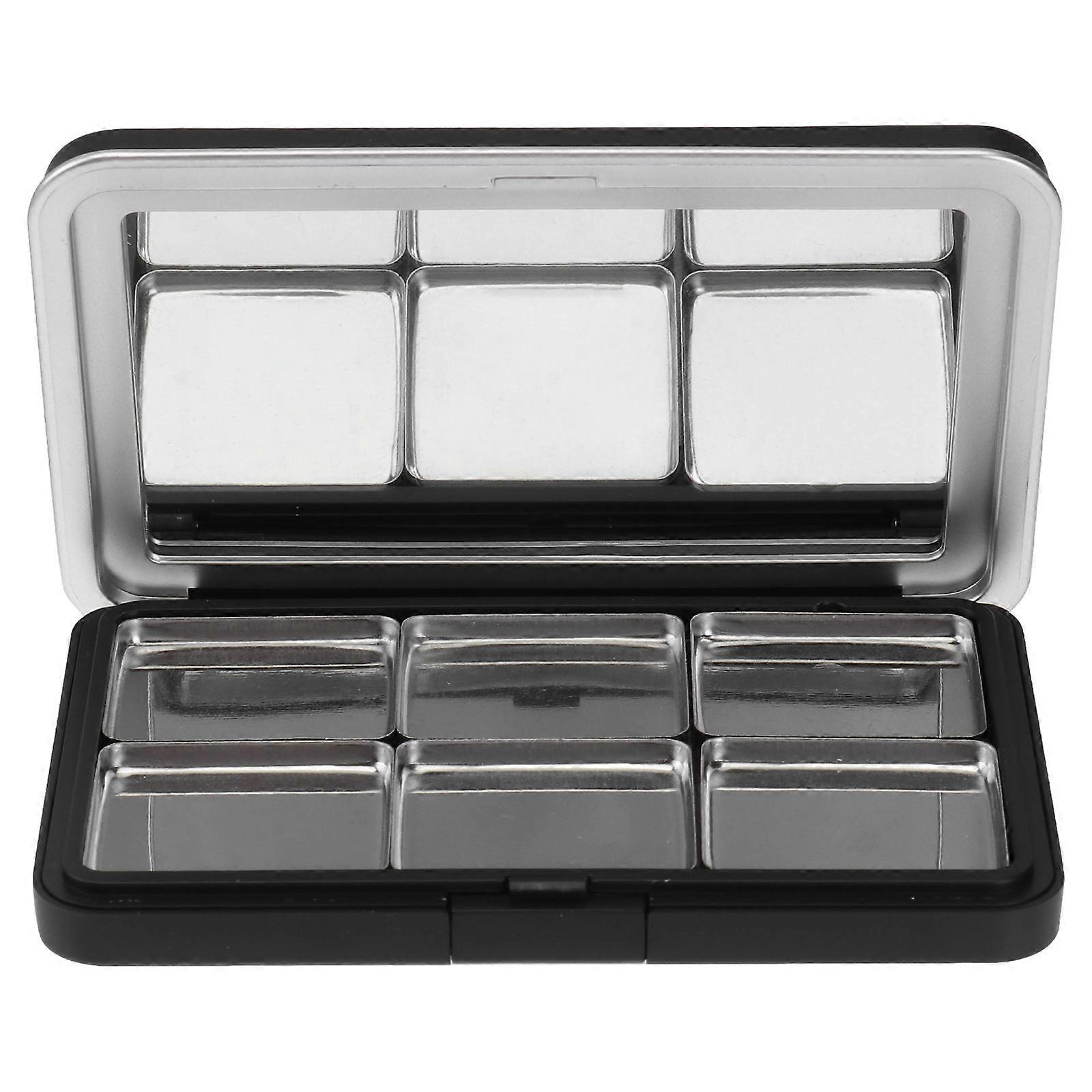 Empty Lipstick Palette Rectangular Cosmetics Organizer AS Material Daily Use 1 Set