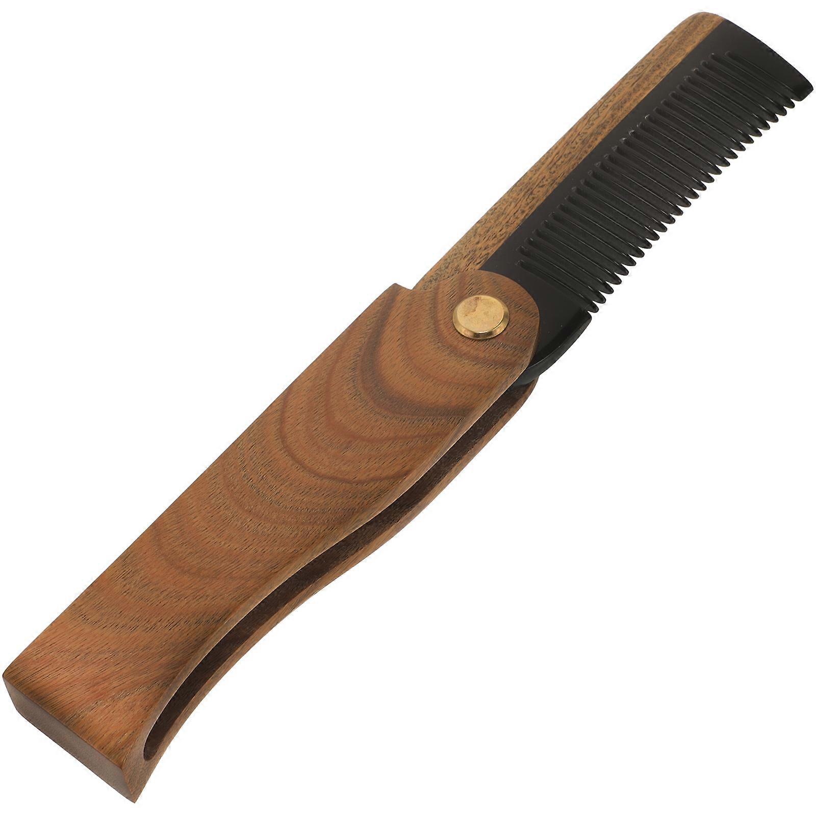 It sounds like you're describing a product listing or looking to create a compelling product title or description for a **portable wooden beard