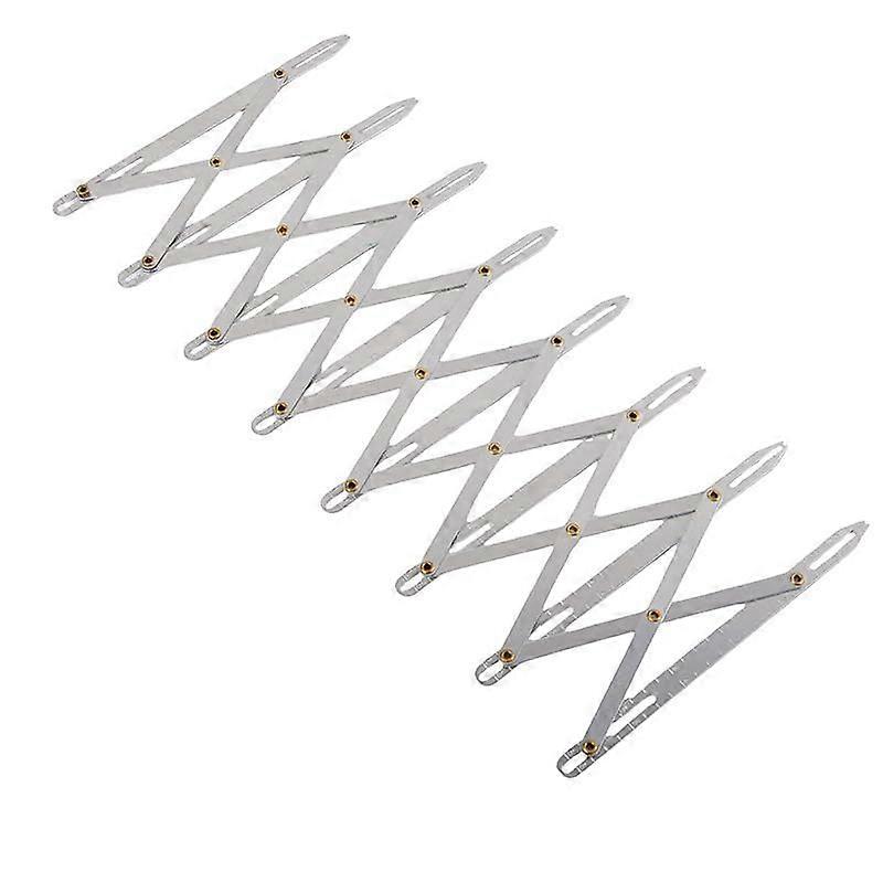 Expanding Aluminum Sewing Gauge Button Spacing Guide, Multiple Equal Distance Measuring Tool